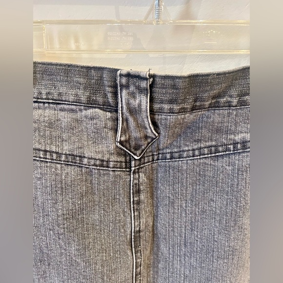 TRF Black Long Denim Skirt - Picture 7 of 8